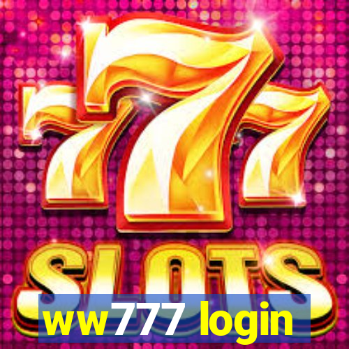 ww777 login